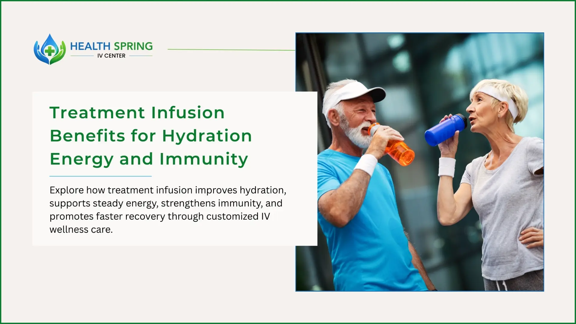Treatment Infusion for Hydration Energy and Immunity